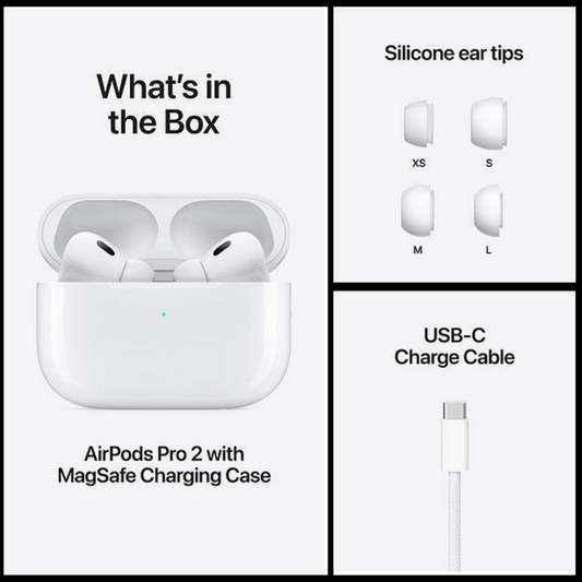 Apple AirPods Pro (2nd Generation) Wireless Ear Buds with USB - C Charging - FILA