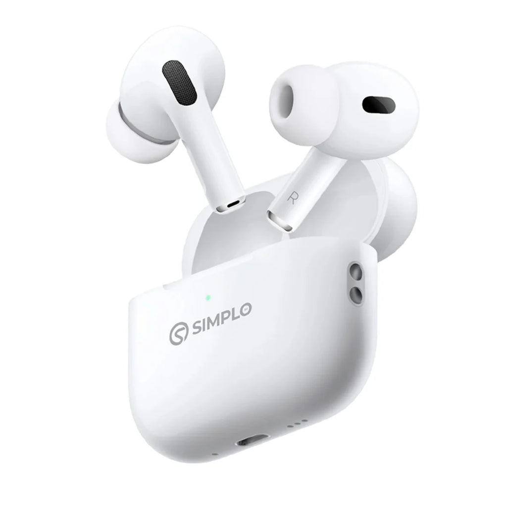 Simplo P20 TWS Earbuds | Bluetooth 5.4 | Dual-Mic ENC | 10mm Driver | 200hrs Standby
