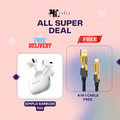 Simplo P20 TWS Earbuds | Bluetooth 5.4 | Dual-Mic ENC | 10mm Driver | 200hrs Standby